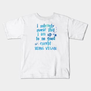 I'm up to no good except being vegan, vegan christmas 2023 gifts Kids T-Shirt